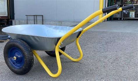 NEW 80L DUAL WHEEL METAL WHEELBARROW 42150 – Uncle Wiener's Wholesale