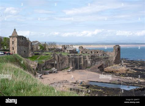 St Andrew's castle Stock Photo - Alamy