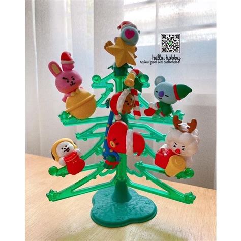 ฟิกเกอร์ต้นคริสมาส เกาะแก้ว BTS BT21 Christmas Tree Figure by Young Toys แท้จากเกาหลี🔥🔥🔥 ...