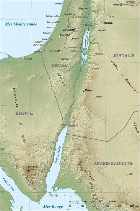 Petra Jordan map - Map of Jordan showing petra (Western Asia - Asia)