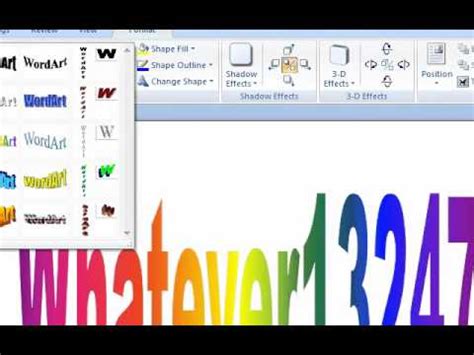 Microsoft word art rainbow - jordantaia