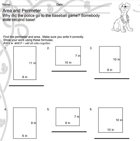 Area and perimeter worksheets for class 5 maths - Worksheets Library