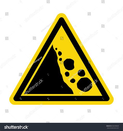 1,965 Falling Rocks Sign Icon Images, Stock Photos & Vectors | Shutterstock