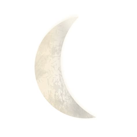 Waning Crescent Moon Illustration, Waning Crescents, Waning Crescent Moon, Moon Phase PNG ...