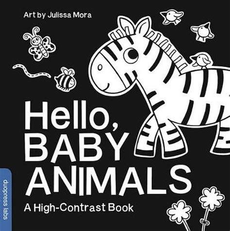 Hello, Baby Animals: A High-Contrast Book by Duopress, Board Books ...