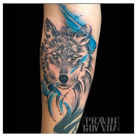 Wolf Spirit Animal Tattoo