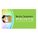 Paint Swatches Blue/Green Business Card | Zazzle