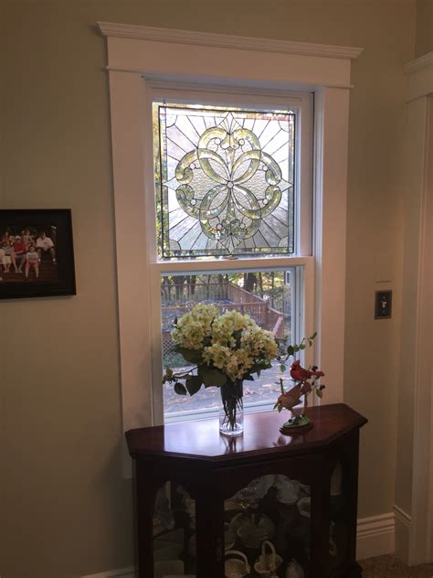 Wow! Heavily Beveled Stained & Beveled Glass Accent Window