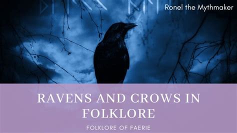 Ravens and Crows in Folklore #folklore #mythology – Ronel the Mythmaker