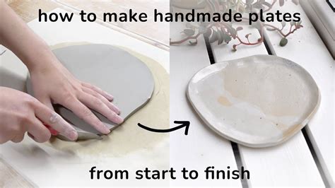 Easy Handmade Plate Tutorial // How to make plates at home - YouTube