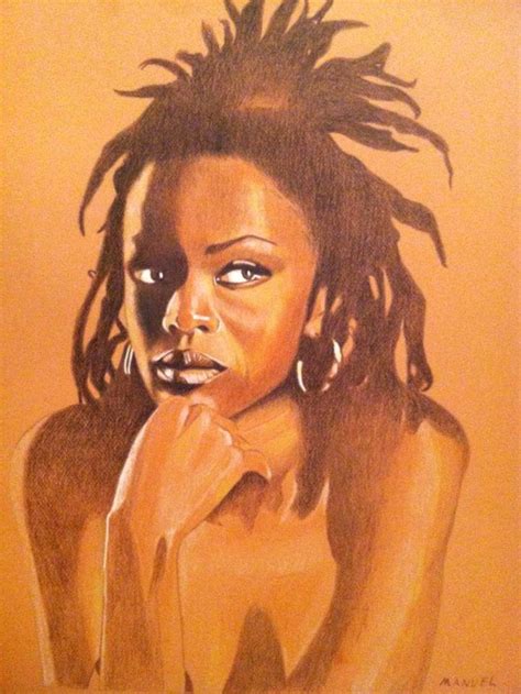 "Lauryn Hill" by Desmond Manuel | Famous artwork, Portrait art, Lauryn hill