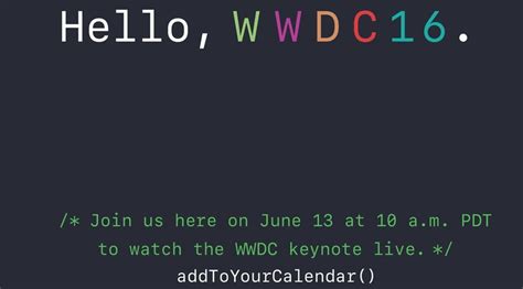 Apple to Live Stream June 13 WWDC Keynote - MacRumors