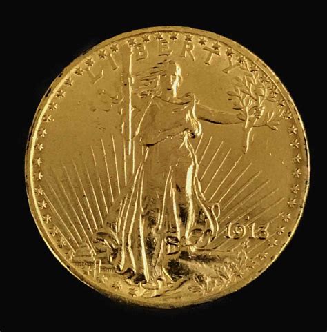 1913 Twenty Dollar St. Gaudens Gold Coin