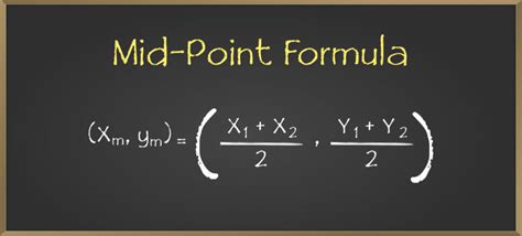 Fórmula de punto medio en geometría de coordenadas – Acervo Lima