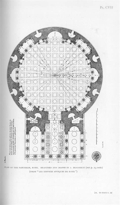 Floor Plan of the Pantheon, Rome (Illustration) - Ancient History Encyclopedia