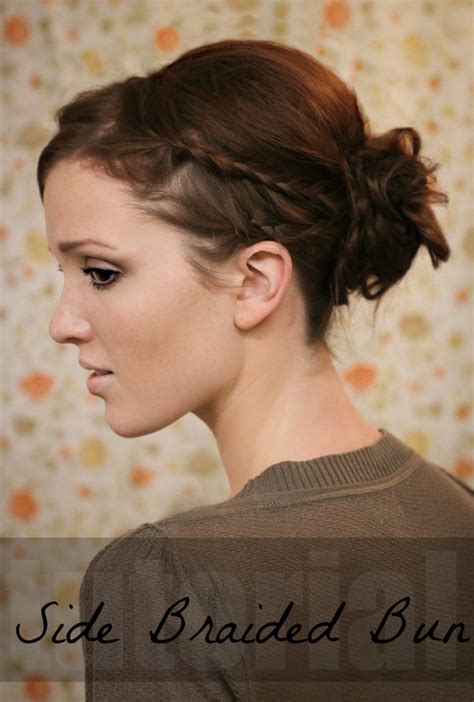 The Freckled Fox: Hair Tutorial: Side Braided Bun