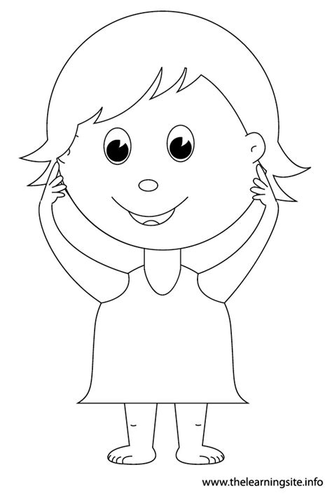 Body outline coloring pages download and print for free