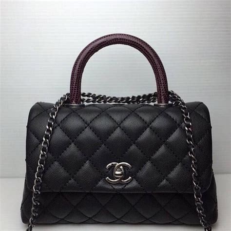 CHANEL Coco Handle Bag | Fashion handbags, Chanel handbags, Chanel handbags black