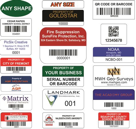 Property Tags | Barcode Tags | Strong Asset Tags