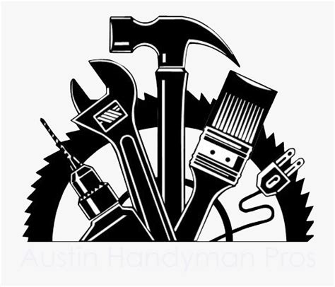 Clip Art Handyman With Tools - vrogue.co