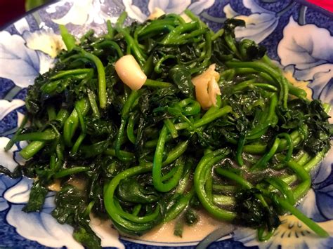 Chinese Watercress With Garlic Stir Fry 西洋菜 • Oh Snap! Let's Eat!