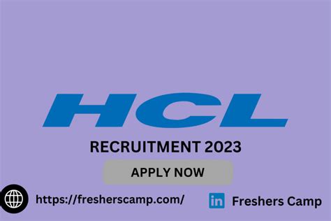 HCL Off Campus Hiring 2023 : Recruitment for Graduate Trainee | Apply Now