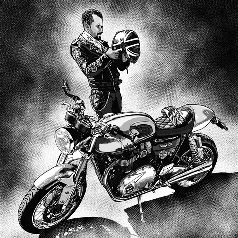 @tonup.dave6 | Bike artwork, Biker art, Motorcycle artwork