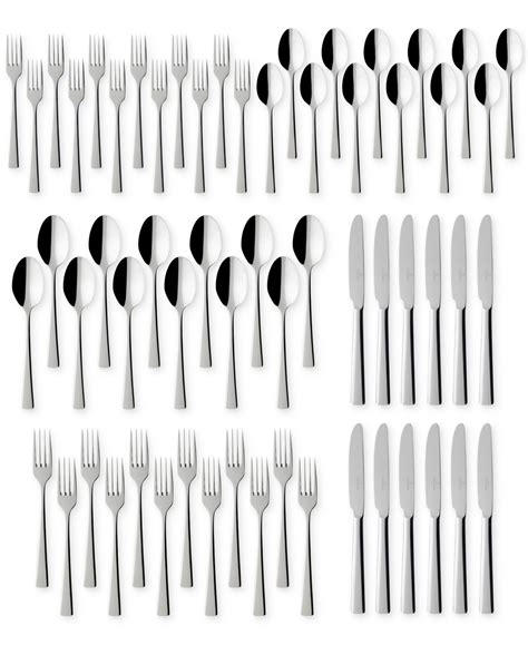 Give your table a bold new look with the Chancellor 60-piece stainless ...