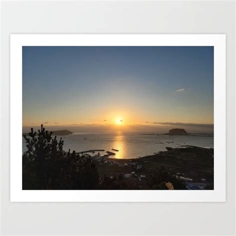 Sunrise of Seongsan Ilchulbong as seen from Jimibong in Seongsan, Jeju ...