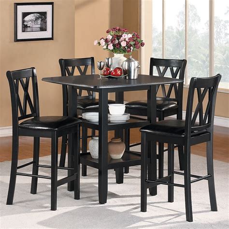 Norman 5-Piece Counter Height Dinette Set Homelegance | FurniturePick