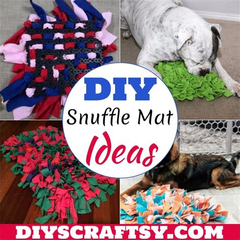 29 DIY Snuffle Mat Ideas You Can Make Easily - DIYsCraftsy