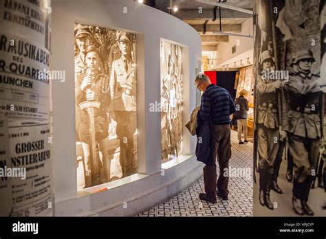 Oskar Schindler’s old factory museum. Exhibition devoted to Cracow under nazi occupation during ...