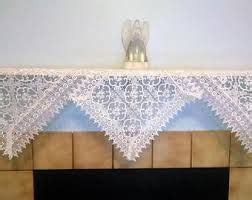 Image result for antique crochet fireplace mantel scarf for sale ...