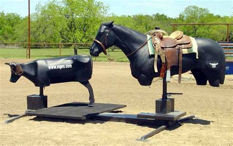 ROPRO Training Systems: Slick-Stick Team Roping Simulator; team roping | Roping horse, Team ...