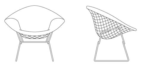 Bertoia Diamond™ Chair with Full Cover - Original Design | Knoll