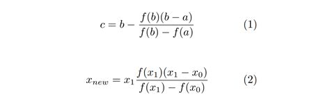 Secant Method to find root of any function