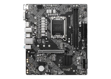 MSI PRO H610M-G DDR4 Motherboard Micro ATX LGA1700 Socket H610 ...