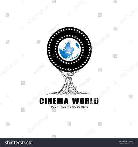 Cinema World Logo Design Icon Design Stock Vector (Royalty Free) 1522089962 | Shutterstock