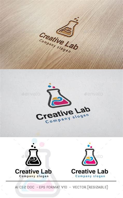 Creative Lab Logo | Lab logo, Creative labs, Logo design template