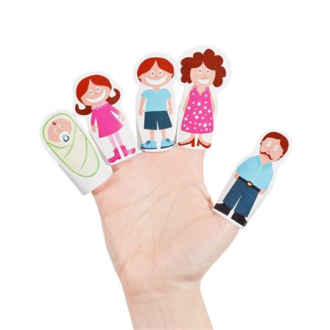 Free Printable Family Finger Puppet Template - Printable Templates