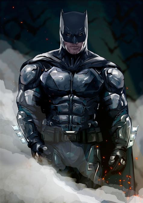 Ben Affleck as Batman from Justice League - Gregory Kovalev | Batman ...