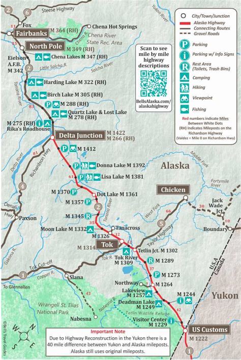 Alaska Highway Maps & Guide - Driving to Alaska on the Alcan