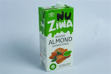 Nuziwa Unsweetened Almond Milk - 1L - Greenspoon