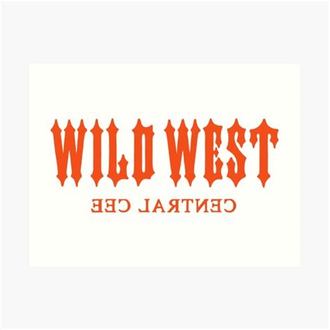 "Central Cee Wild West Album Merch" Art Print by UKDrillMerch | Redbubble