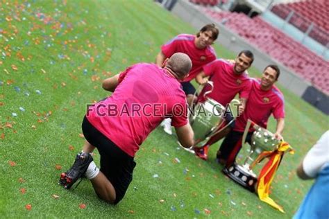 Pics with trophies - FC Barcelona Photo (22554951) - Fanpop