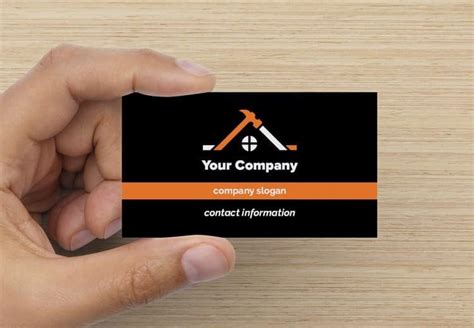 Carpentry Images For Business Cards