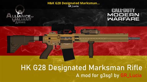 H&K G28 Designated Marksman Rifle [Counter-Strike 1.6] [Mods]