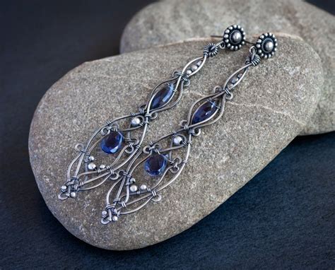 Elegant Wire Wrapped Earrings Tutorials Earrings by Erin / The Beading Gem