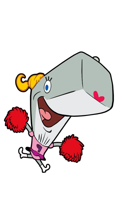 SpongeBob Pearl Krabs as Cheerleader Sticker | Spongebob, Spongebob ...