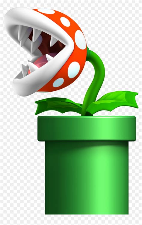 Piranha Plant - Mario Piranha Plant Pipe - Free Transparent PNG Clipart ...